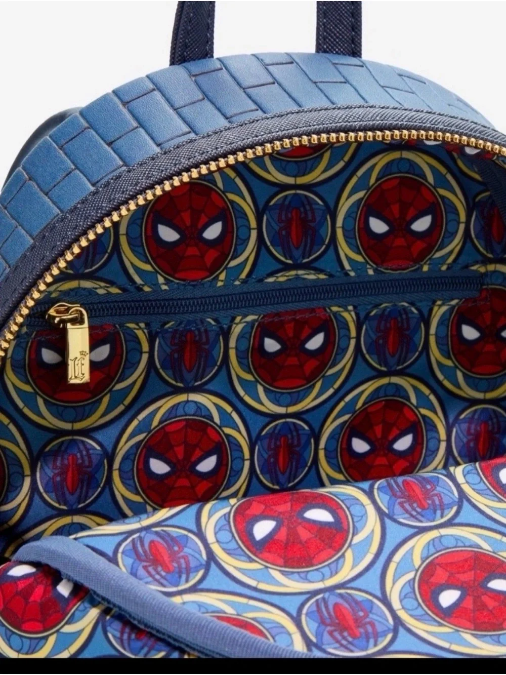 Loungefly Spider-Man Stained Glass Mini Backpack